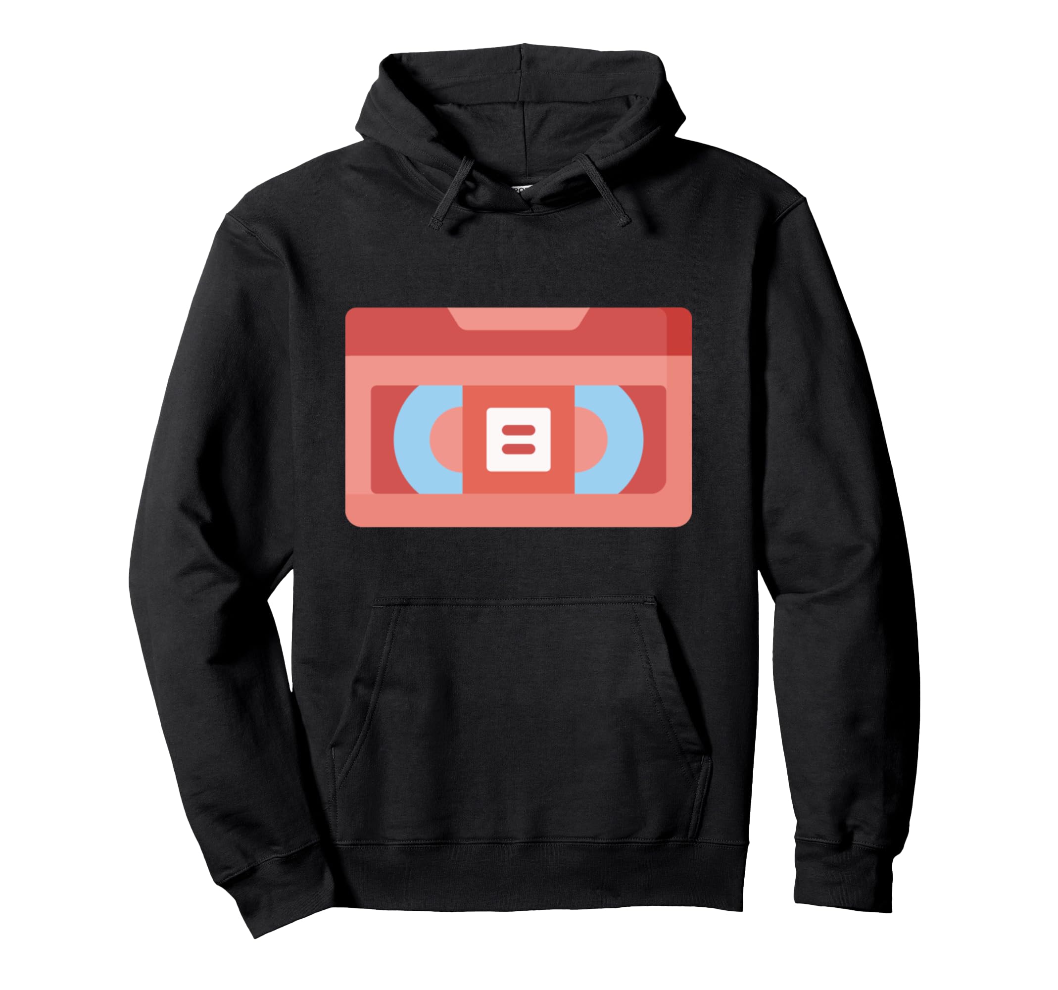 Vhs Video Cassette Tape Tv Hoodie - Trendy Graphic Men Women - T-Shirt, Sweatshirt, Hoodie