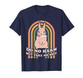 Do No Harm But Take No Shit Bunny Rabbit T-Shirt - Novelty Apparel Unisex - T-Shirt, Sweatshirt, Hoodie