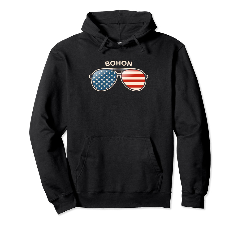 Bohon Ky Us Flag Sunglasses Hoodie - Streetwear Style Unisex - T-Shirt, Sweatshirt, Hoodie
