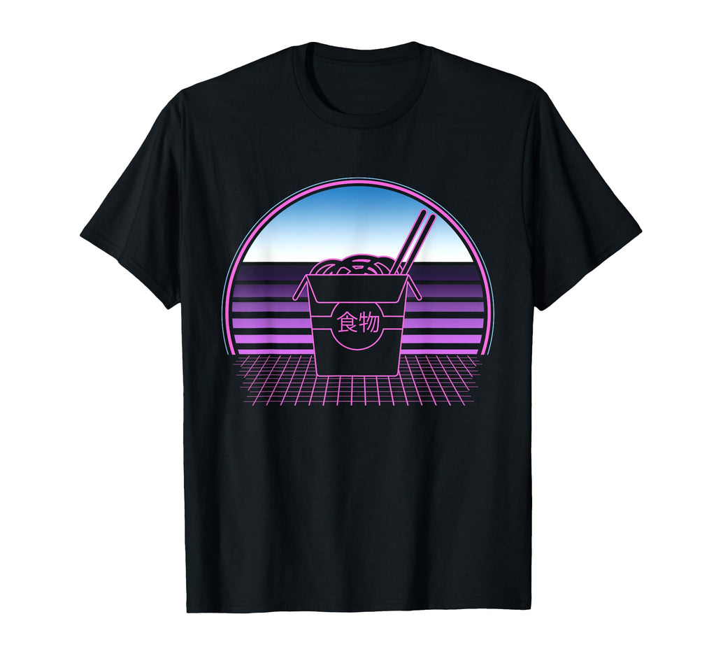 Noodles 80S Vaporwave Aesthetic T-Shirt - Aesthetic Graphic Men Women - T-Shirt, Sweatshirt, Hoodie