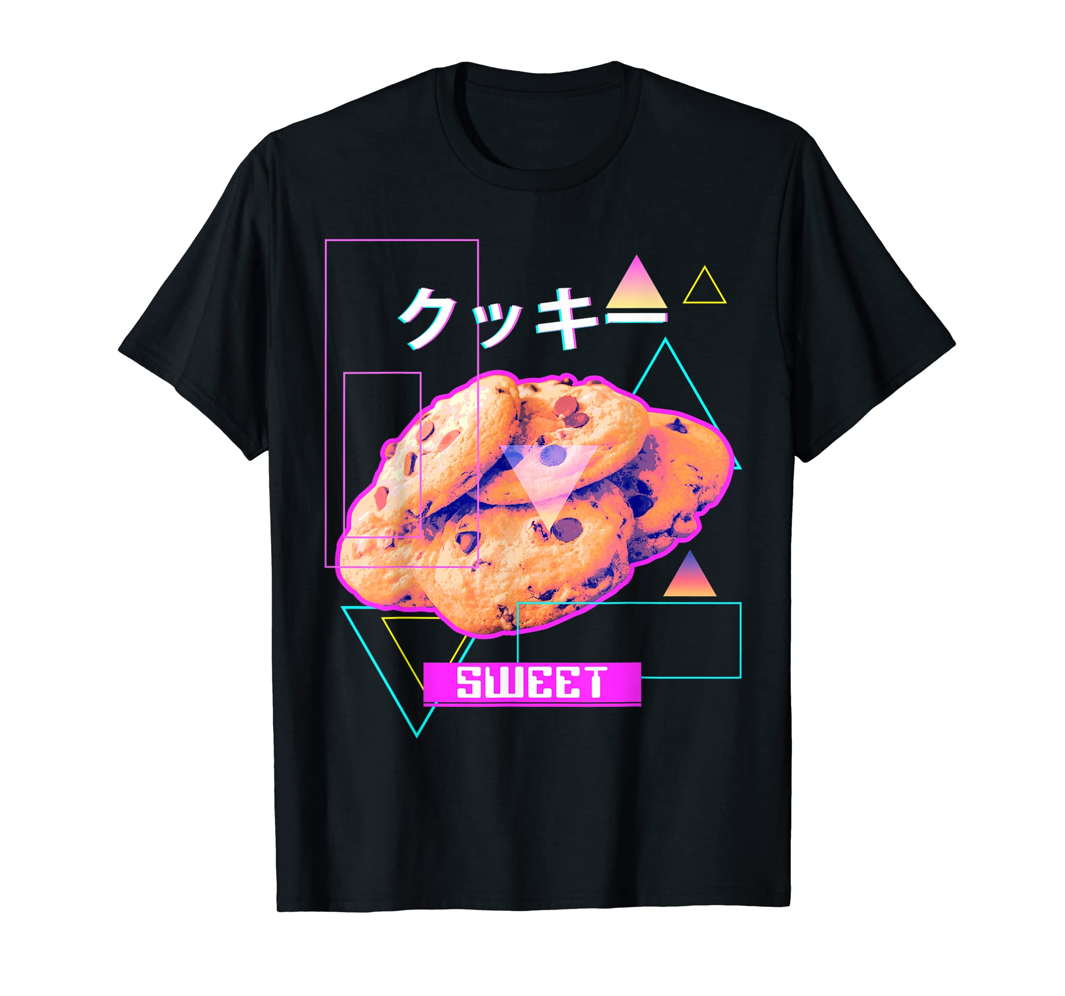 Sweet Chocolate Chip Cookies Kanji T-Shirt - Casual Everyday Wear Unisex - T-Shirt, Sweatshirt, Hoodie