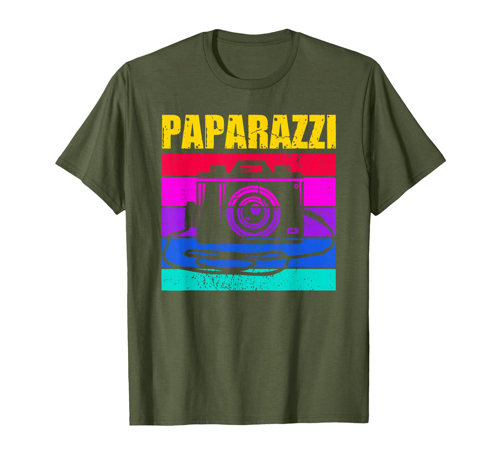 Paparazzi Camera Lover Photographer T-Shirt - Novelty Apparel Men Women - T-Shirt, Sweatshirt, Hoodie