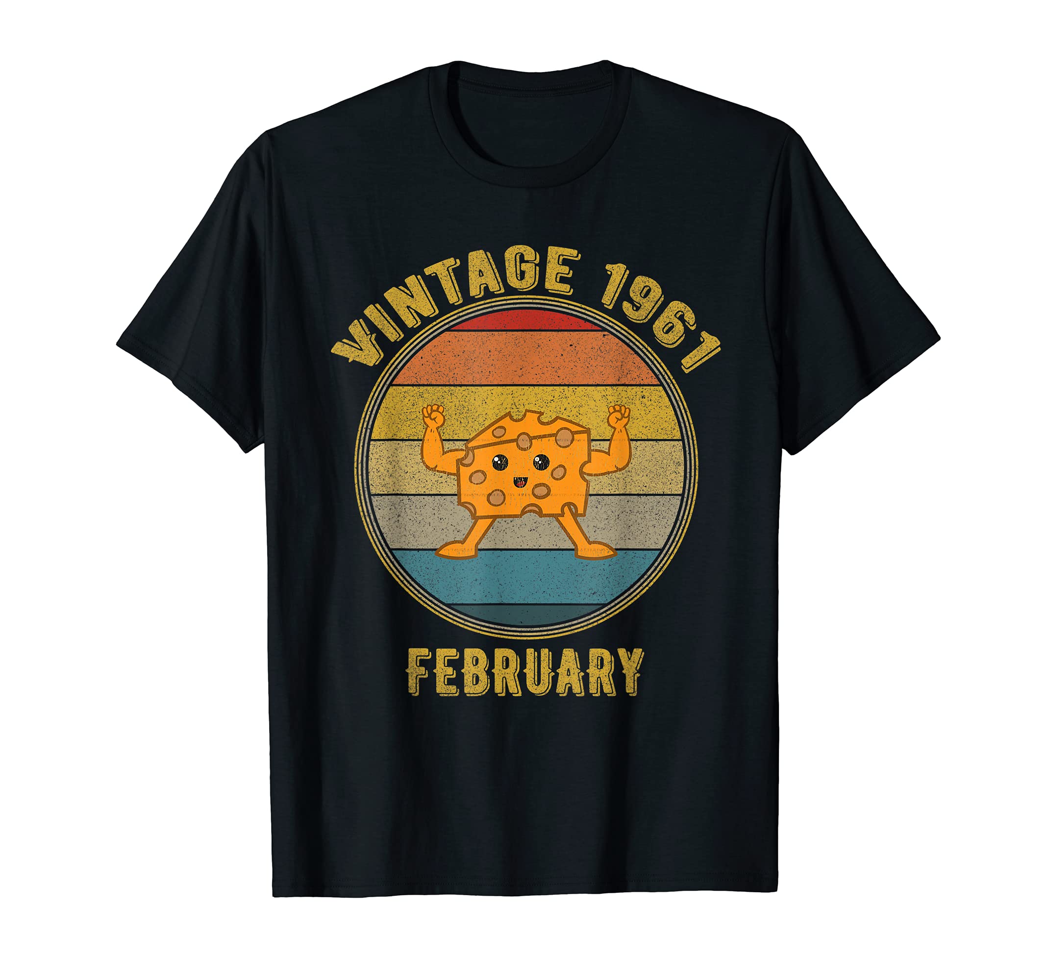 February 1961 Cheese Muscles T-Shirt - Casual Everyday Wear Men Women - T-Shirt, Sweatshirt, Hoodie