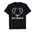 Baseball Heart Sal Stewart T-Shirt - Casual Everyday Wear for Adults - T-Shirt, Sweatshirt, Hoodie