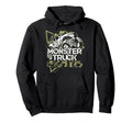 Vaporwave Aesthetic Monster Truck Usa Hoodie - Streetwear Style for Adults - T-Shirt, Sweatshirt, Hoodie