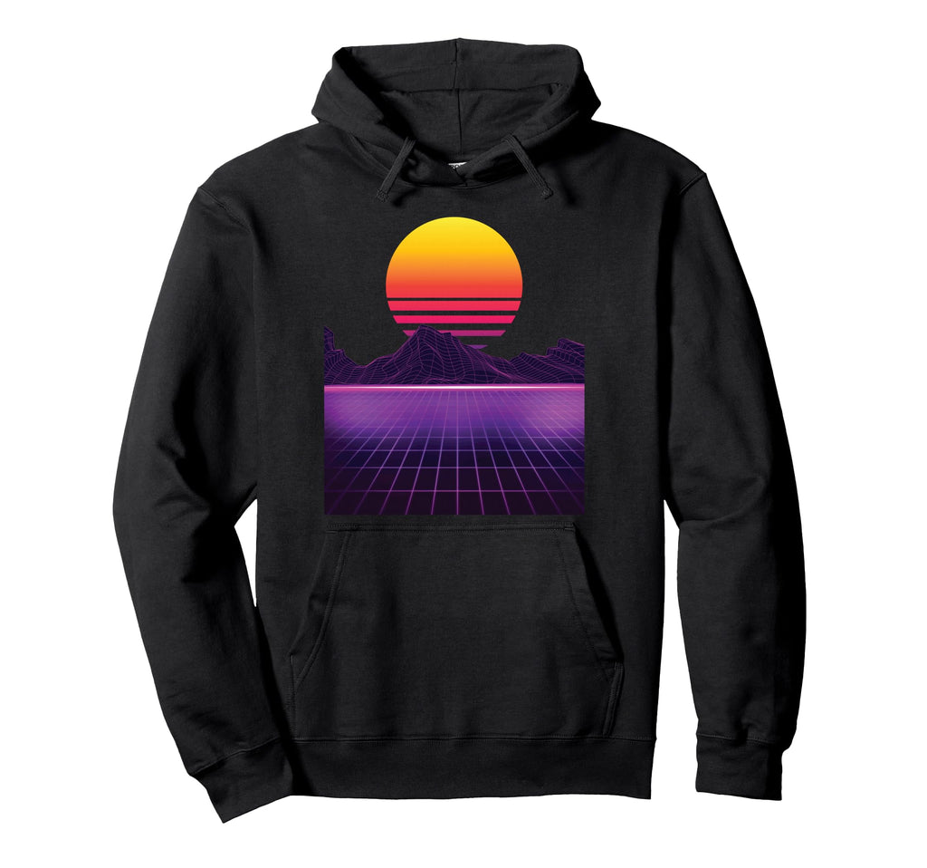 Outrun Synthwave Vaporwave Aesthetic Hoodie - Streetwear Style for Adults - T-Shirt, Sweatshirt, Hoodie
