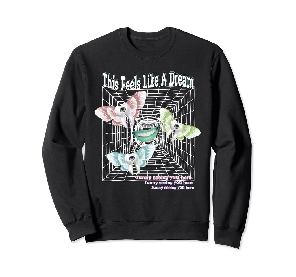 Weirdcore Aesthetic This Feels Like Sweatshirt - Aesthetic Graphic Unisex - T-Shirt, Sweatshirt, Hoodie