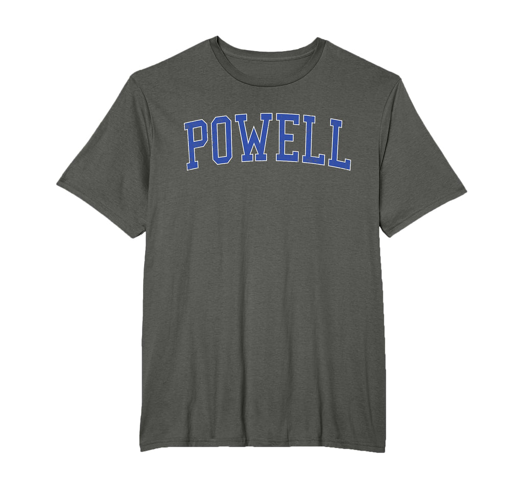 Powell Tn Distressed Blue Varsity T-Shirt - Aesthetic Graphic Men Women - T-Shirt, Sweatshirt, Hoodie