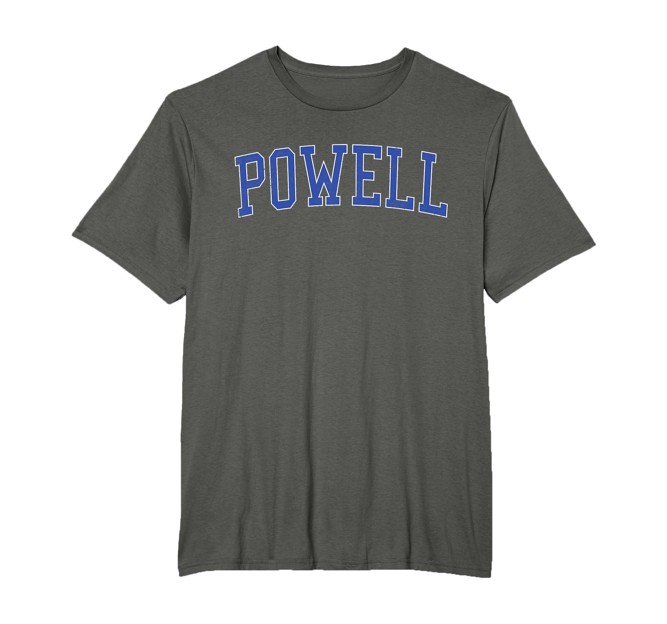 Powell Tn Distressed Blue Varsity T-Shirt - Aesthetic Graphic Men Women - T-Shirt, Sweatshirt, Hoodie