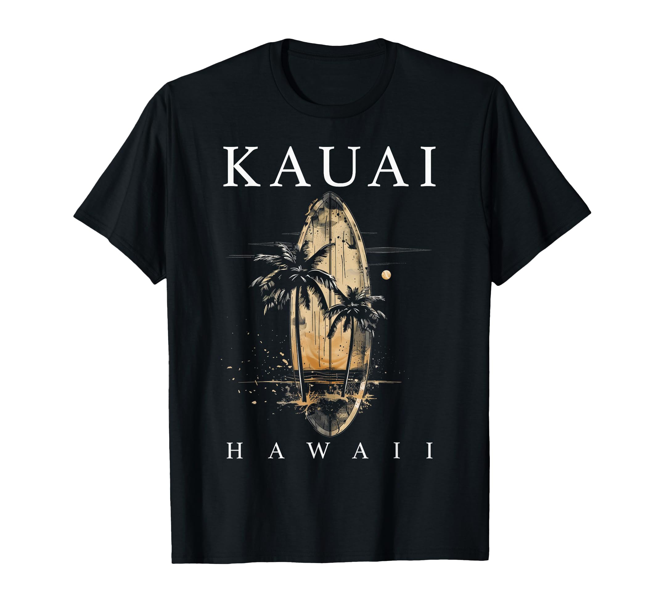 Kauai Hawaii Surf Hawaiian Surfing T-Shirt - Fun Novelty Design Unisex - T-Shirt, Sweatshirt, Hoodie