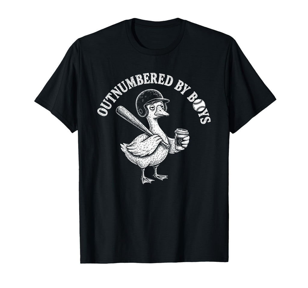 Funny Mom Goose Mothers Day Outnumbered T-Shirt - Trendy Graphic Men Women - T-Shirt, Sweatshirt, Hoodie