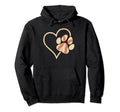 Baseball Dog Paw Heart Puppy Lover Hoodie - Fun Novelty Design Unisex - T-Shirt, Sweatshirt, Hoodie