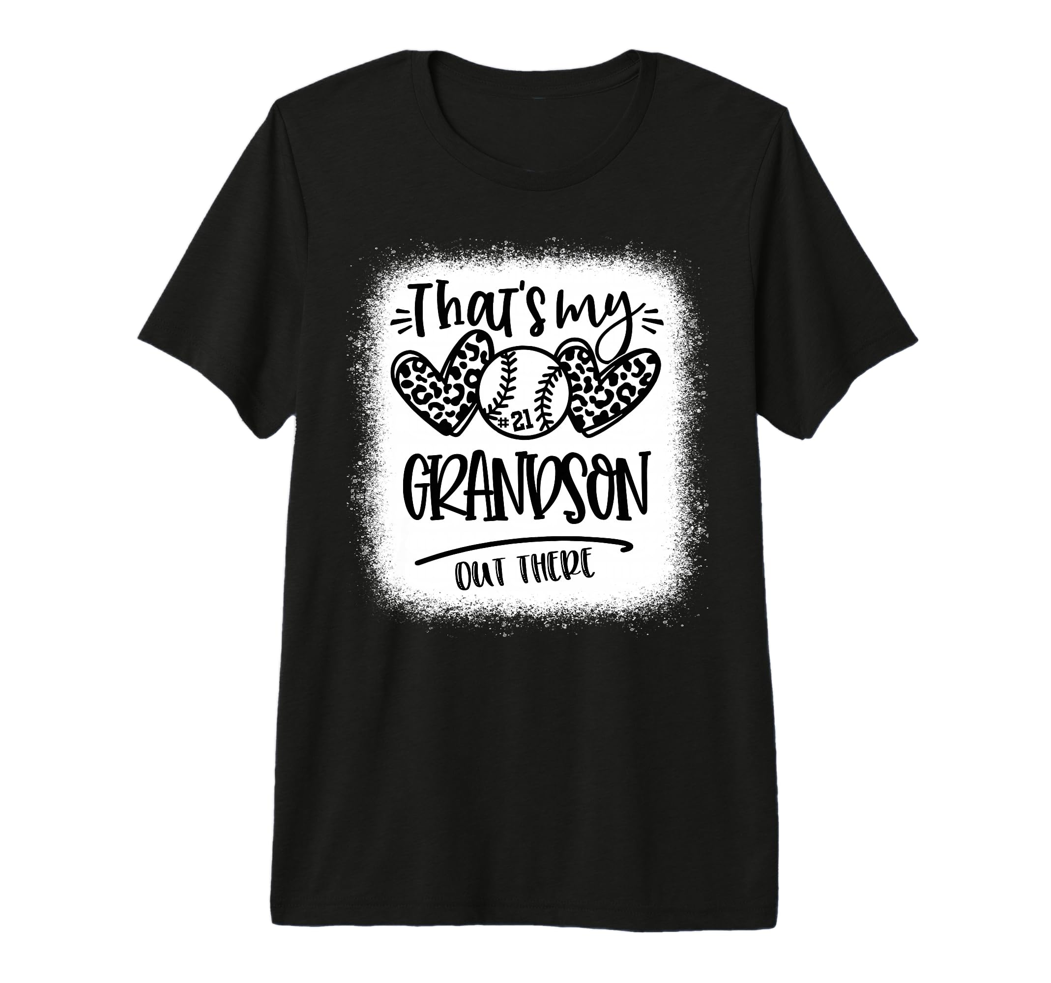 Thats My Grandson Out There Number 21 T-Shirt - Graphic Print Unisex - T-Shirt, Sweatshirt, Hoodie