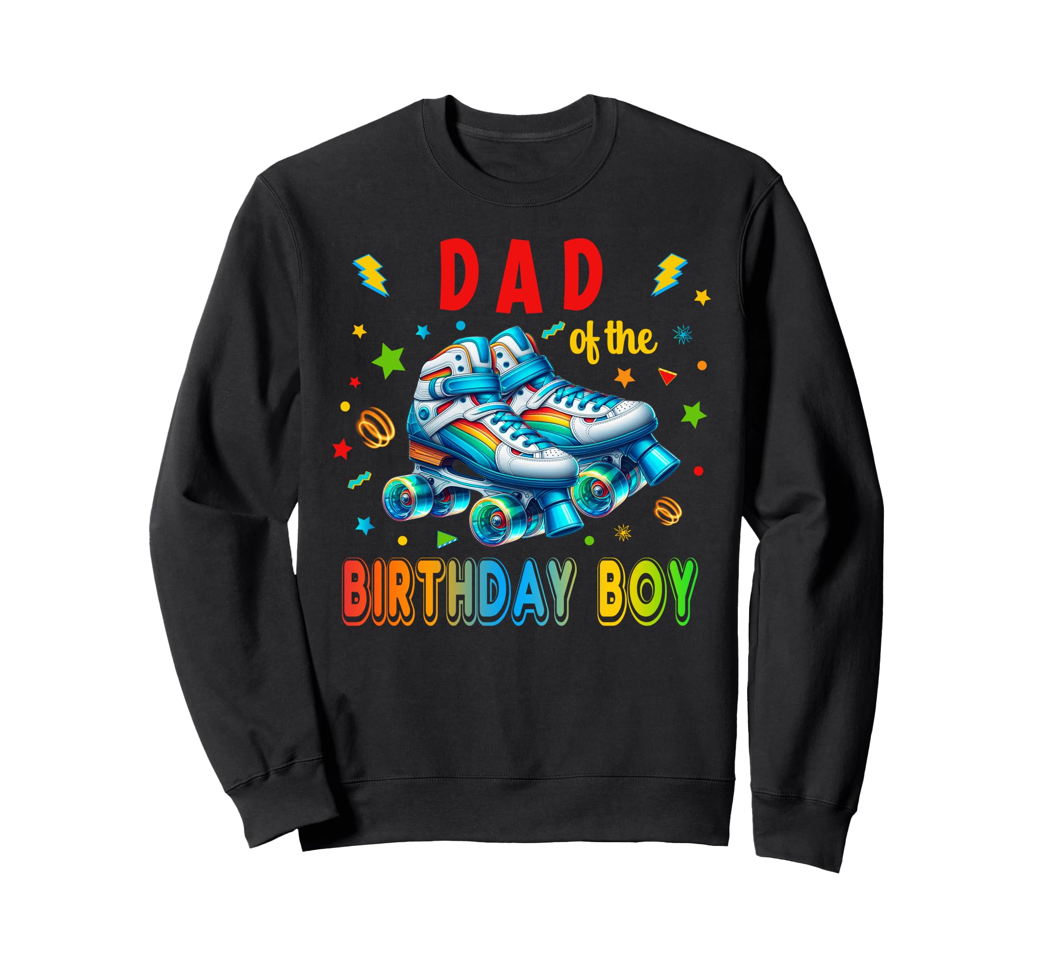 Roller Skates Birthday Party Sweatshirt - Minimalist Print Men Women - T-Shirt, Sweatshirt, Hoodie