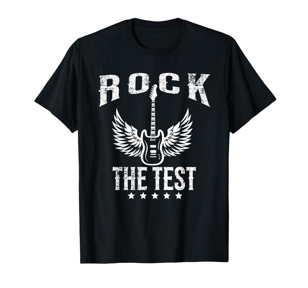 Rock Test Day Teacher Testing Day T-Shirt - Casual Everyday Wear Unisex - T-Shirt, Sweatshirt, Hoodie