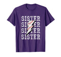 Baseball Sister Lightning Bolt T-Shirt - Aesthetic Graphic for Adults - T-Shirt, Sweatshirt, Hoodie
