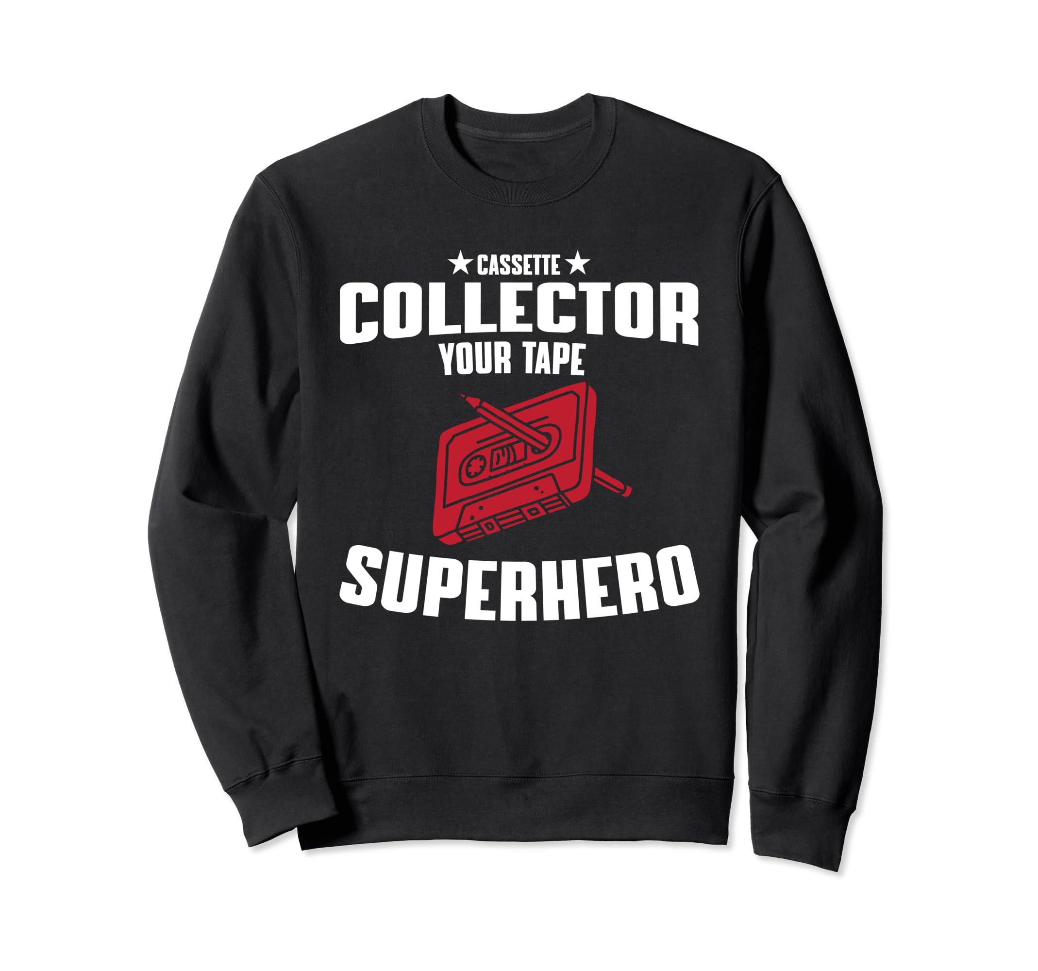 Funny Cassette Tape Lover Music Sweatshirt - Casual Everyday Wear Unisex - T-Shirt, Sweatshirt, Hoodie