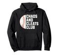 Funny Baseball Mom Chaos And Cleats Club Hoodie - Novelty Apparel Unisex - T-Shirt, Sweatshirt, Hoodie