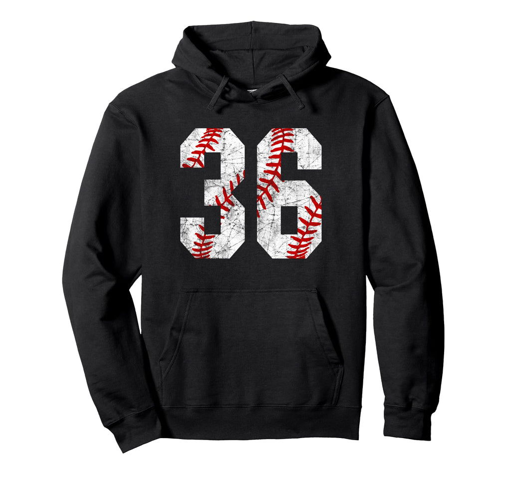 Baseball Mom 36 Jersey Baseball Favorite Hoodie - Unique Graphic Men Women - T-Shirt, Sweatshirt, Hoodie