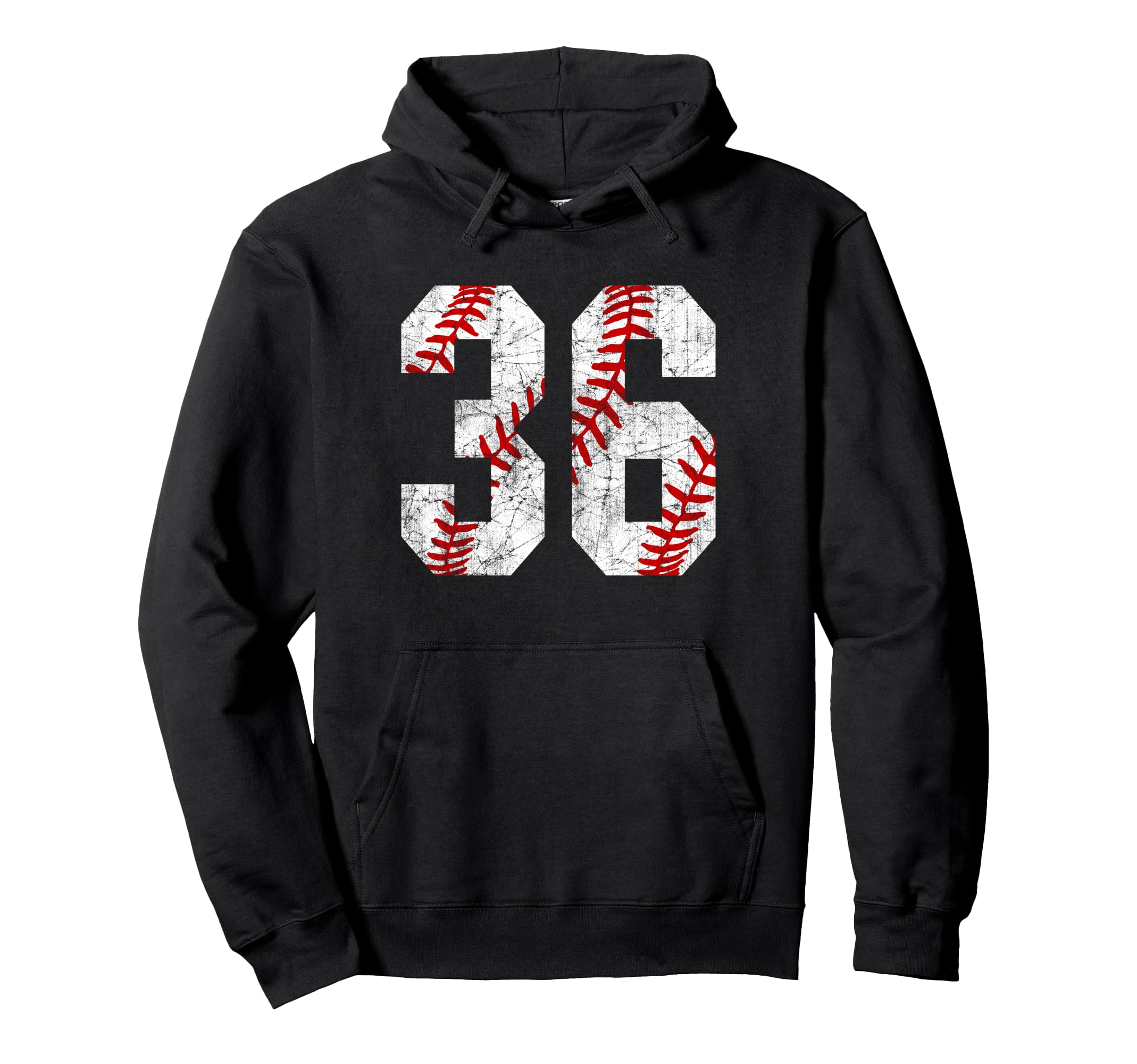 Baseball Mom 36 Jersey Baseball Favorite Hoodie - Unique Graphic Men Women - T-Shirt, Sweatshirt, Hoodie