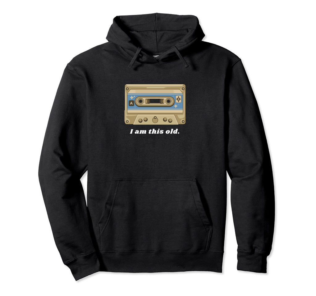 1990S 1980S Old People Funny Xennial Hoodie - Aesthetic Graphic Unisex - T-Shirt, Sweatshirt, Hoodie