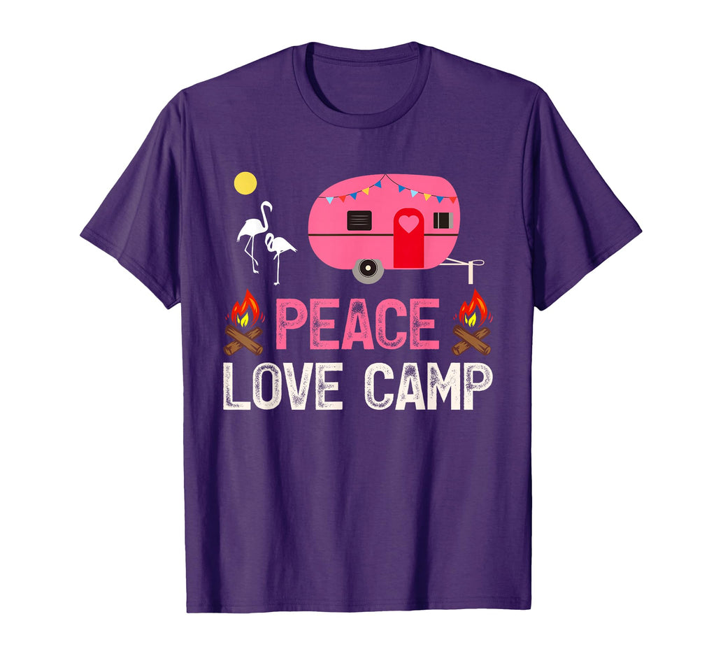 Rv Camping Lover Peace Love Camp T-Shirt - Streetwear Style Men Women - T-Shirt, Sweatshirt, Hoodie