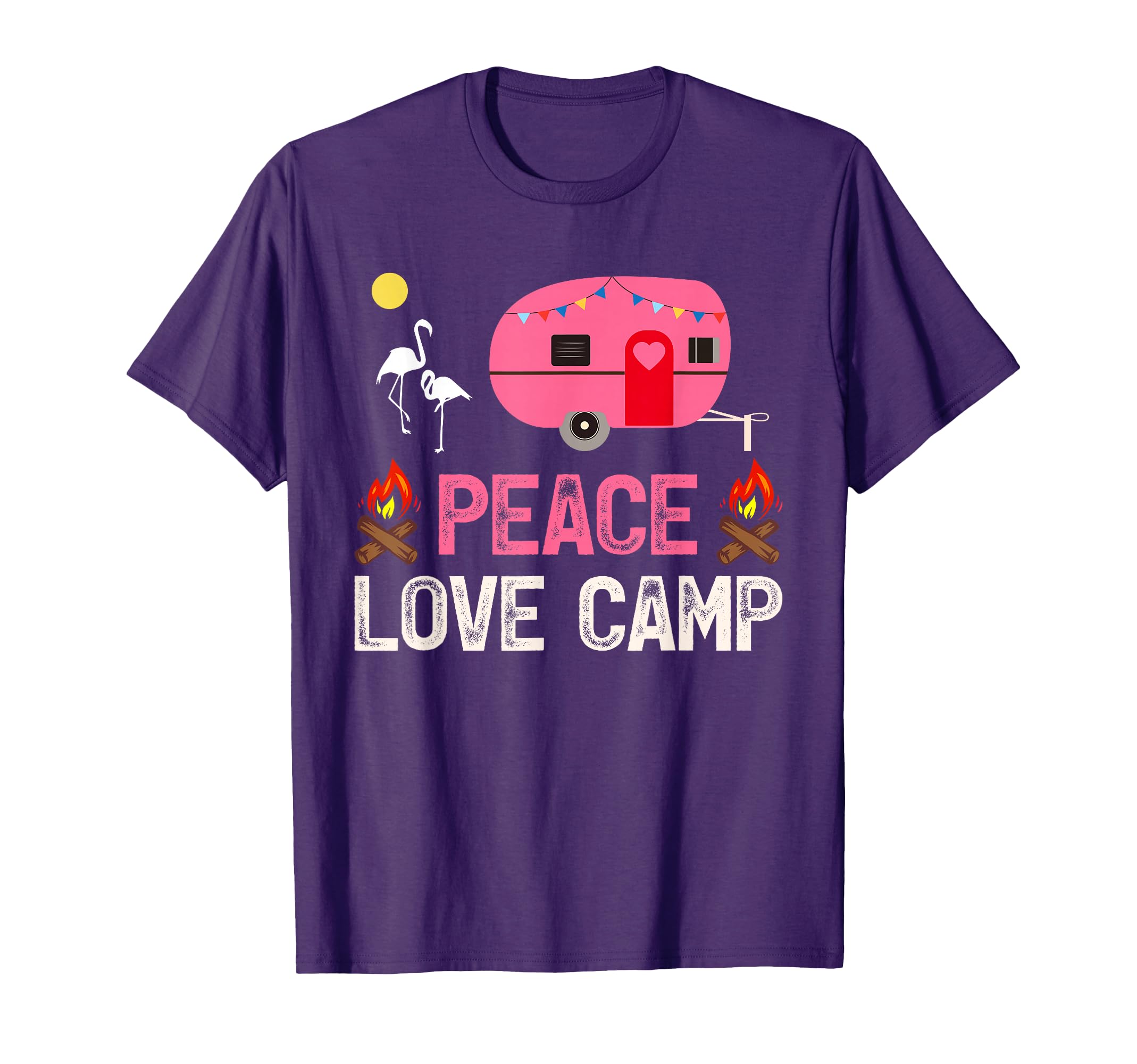 Rv Camping Lover Peace Love Camp T-Shirt - Streetwear Style Men Women - T-Shirt, Sweatshirt, Hoodie