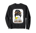 Golf And Tennis Mom Messy Bun Busy Sweatshirt - Custom Art Print Men Women - T-Shirt, Sweatshirt, Hoodie