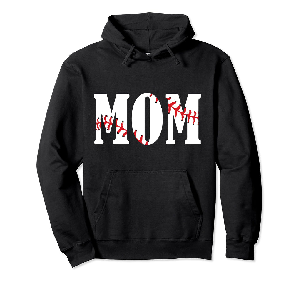 Baseball Mom Hoodie - Unique Graphic Unisex - T-Shirt, Sweatshirt, Hoodie