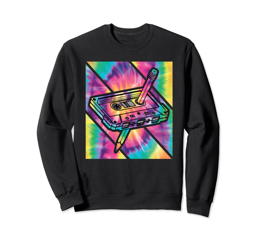 80S 90S Cassette Tape 1980S 1990S Sweatshirt - Graphic Print for Adults - T-Shirt, Sweatshirt, Hoodie