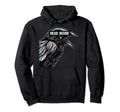 Black Crow Raven Dead Inside Sad Hoodie - Streetwear Style Unisex - T-Shirt, Sweatshirt, Hoodie