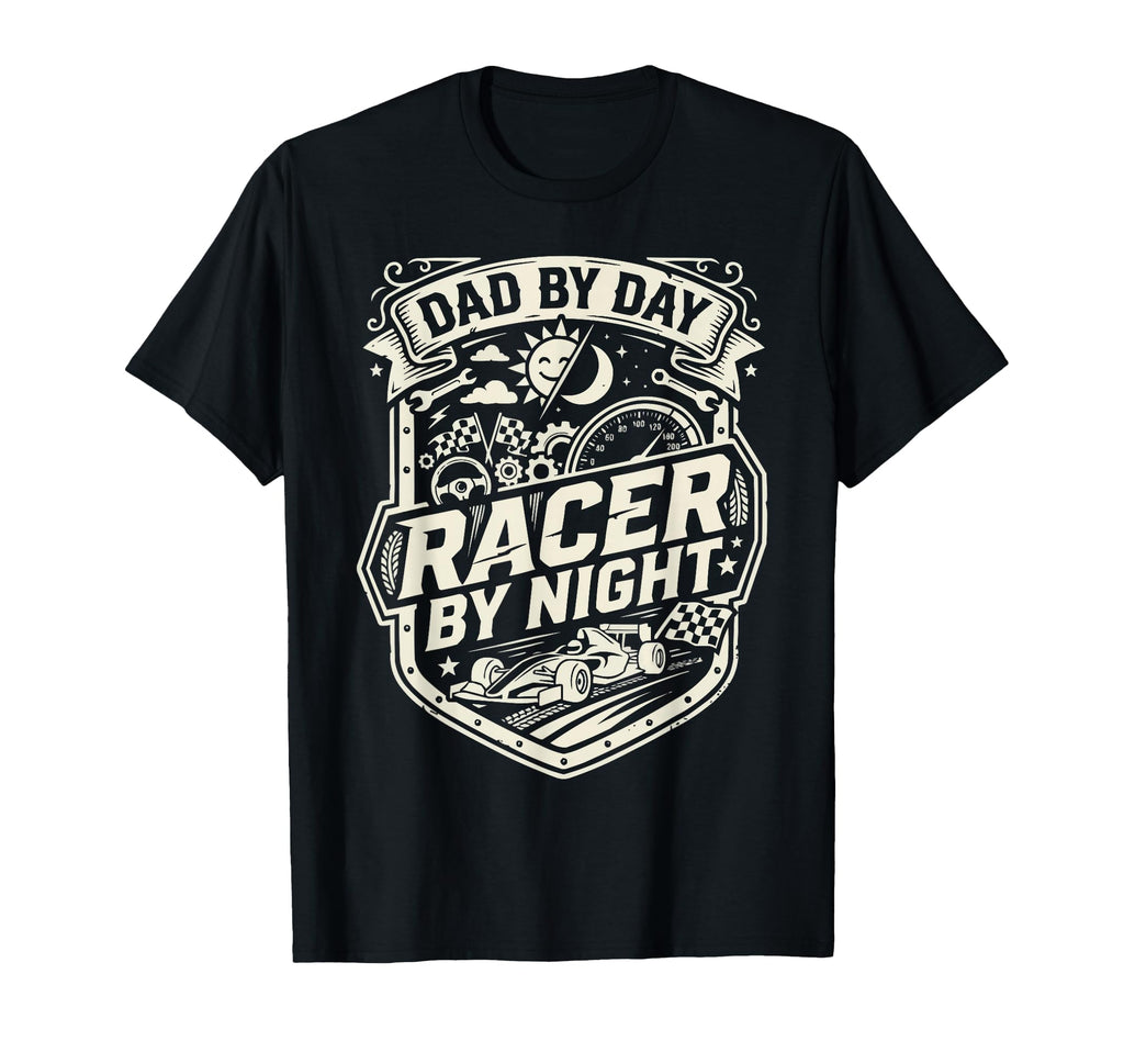 Sim Racing Dad Virtual Racing Game T-Shirt - Unique Graphic for Adults - T-Shirt, Sweatshirt, Hoodie