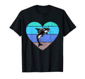 Orca Whale Sunset T-Shirt - Minimalist Print Men Women - T-Shirt, Sweatshirt, Hoodie