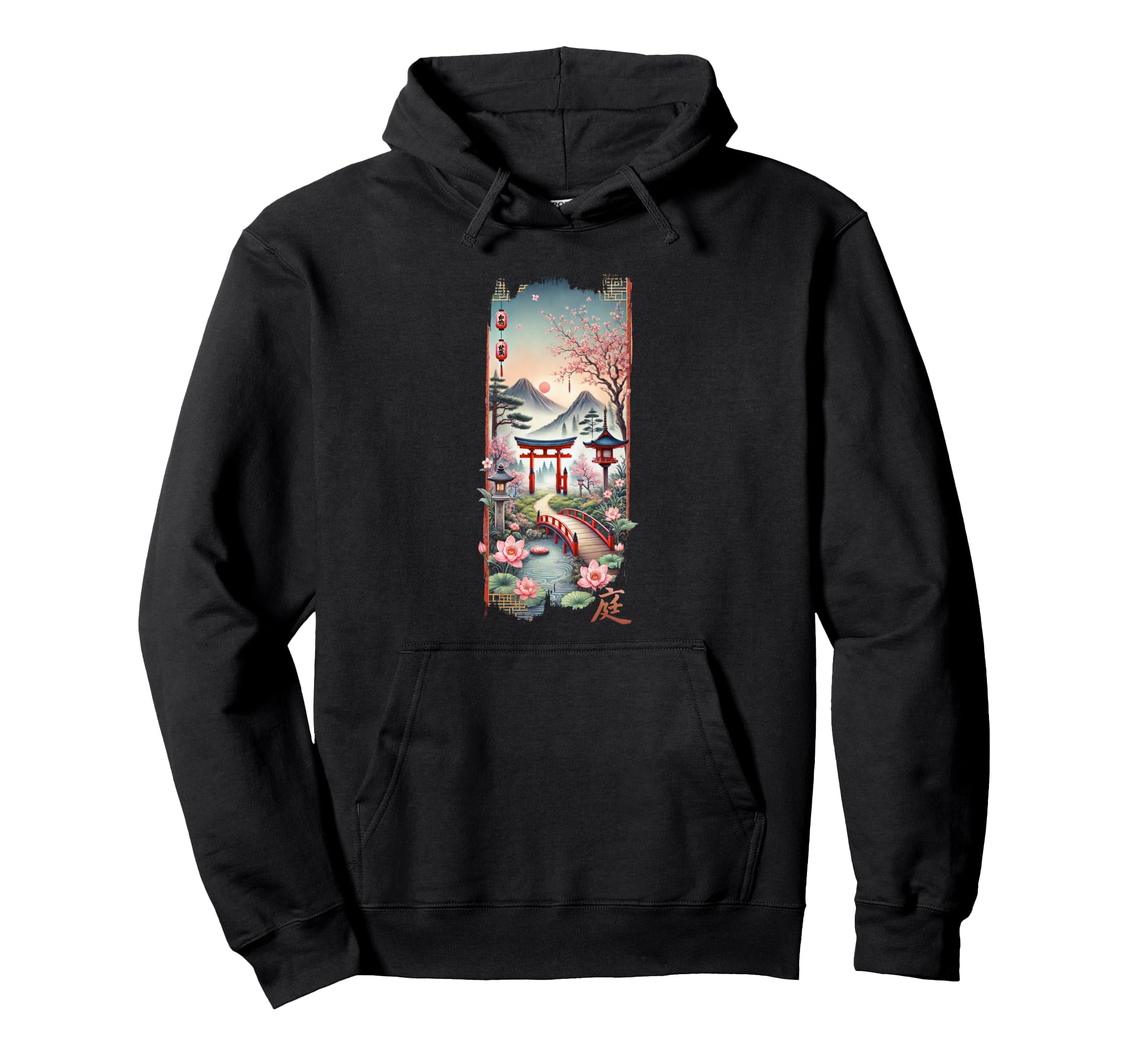 Japan Pure Culture Japanese 90S Cherry Hoodie - Streetwear Style Men Women - T-Shirt, Sweatshirt, Hoodie