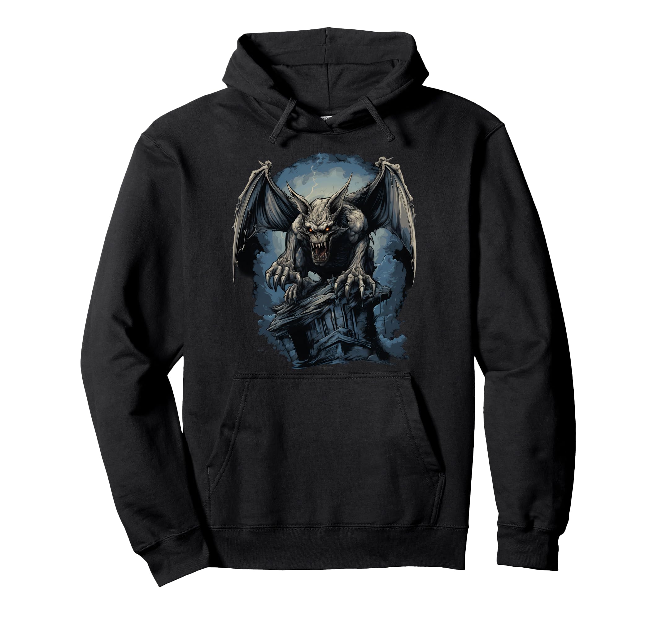 Gargoyle Hoodie - Graphic Print Men Women - T-Shirt, Sweatshirt, Hoodie