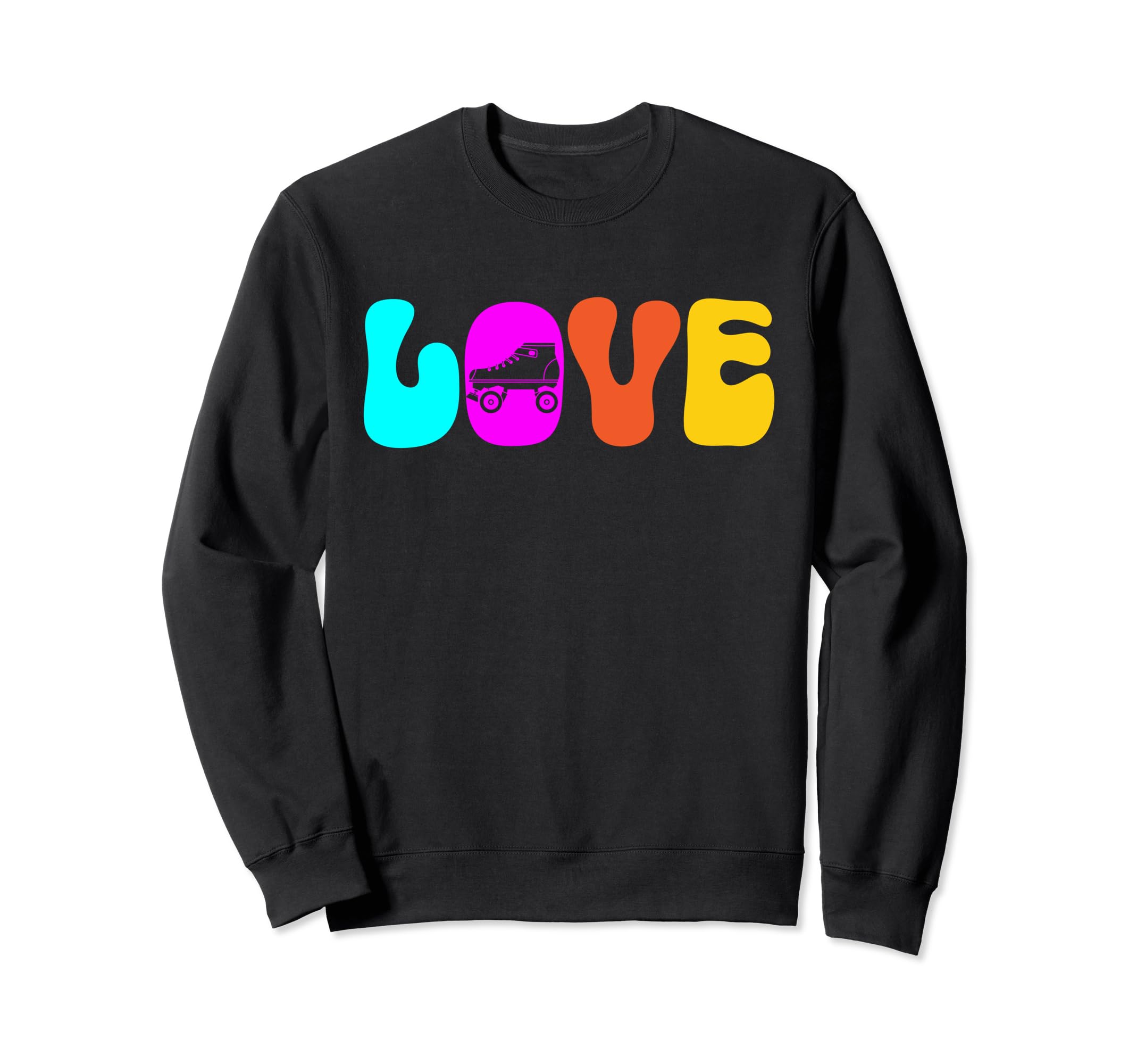 Roller Skating Funny Love Rollerskate Sweatshirt - Aesthetic Graphic Unisex - T-Shirt, Sweatshirt, Hoodie