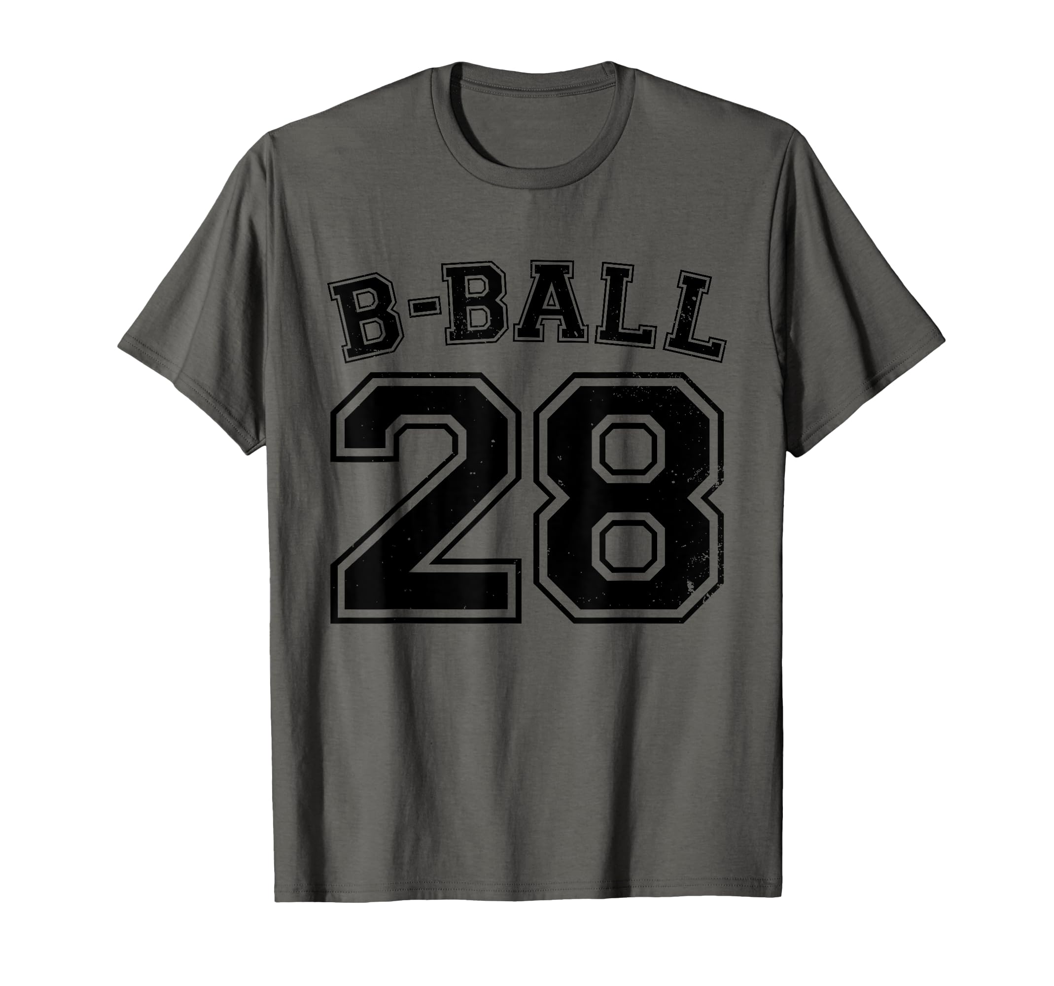 B Ball Basketball Player Number 28 T-Shirt - Aesthetic Graphic Men Women - T-Shirt, Sweatshirt, Hoodie