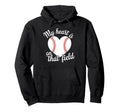 My Heart Is That Field Baseball Softball Hoodie - Aesthetic Graphic Unisex - T-Shirt, Sweatshirt, Hoodie