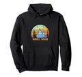 Wander Sunset Hiker Gift Hoodie - Minimalist Print for Adults - T-Shirt, Sweatshirt, Hoodie