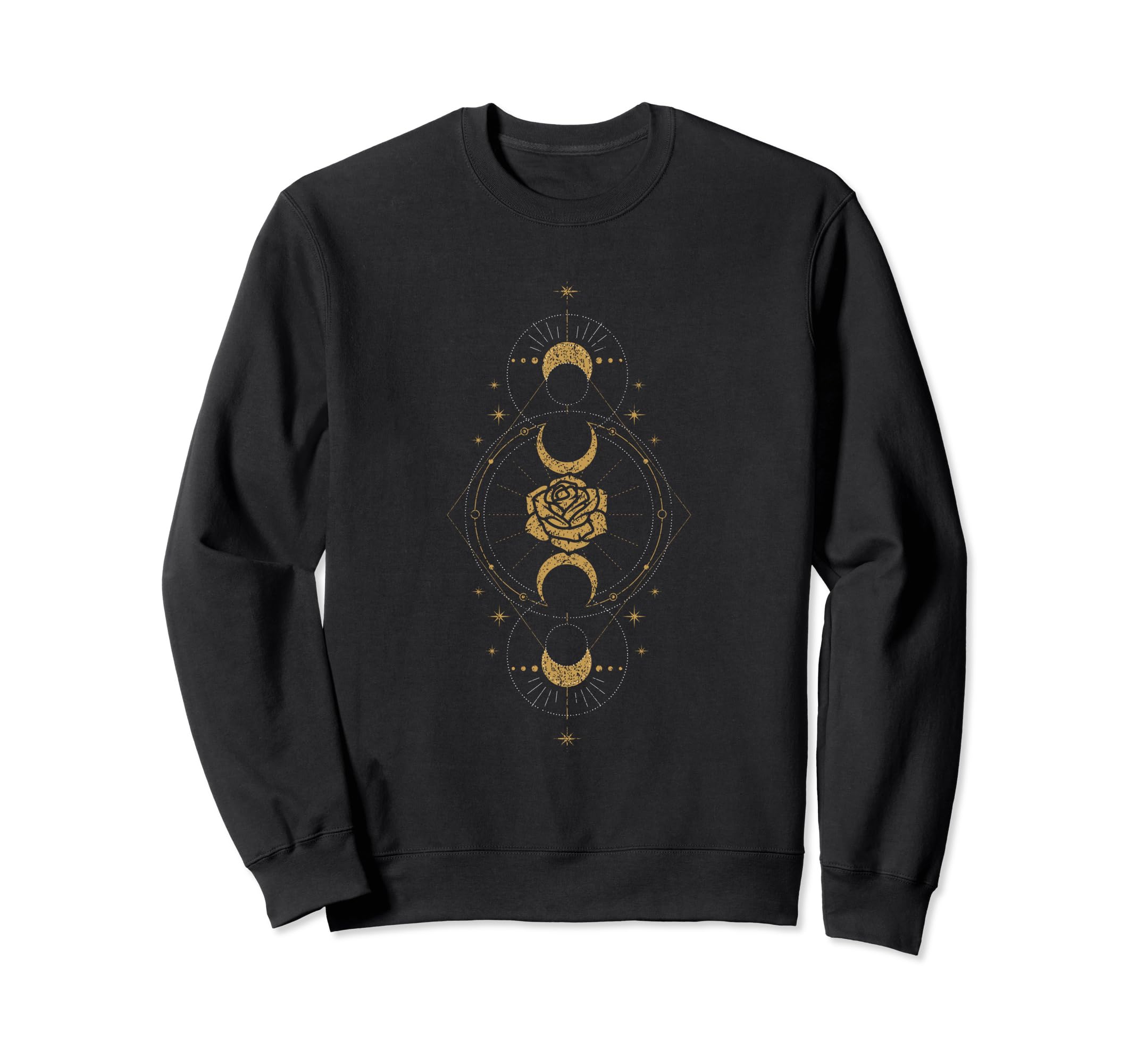 Witchcraft Gothic Witch Wiccan Rose Sweatshirt - Trendy Graphic Unisex - T-Shirt, Sweatshirt, Hoodie