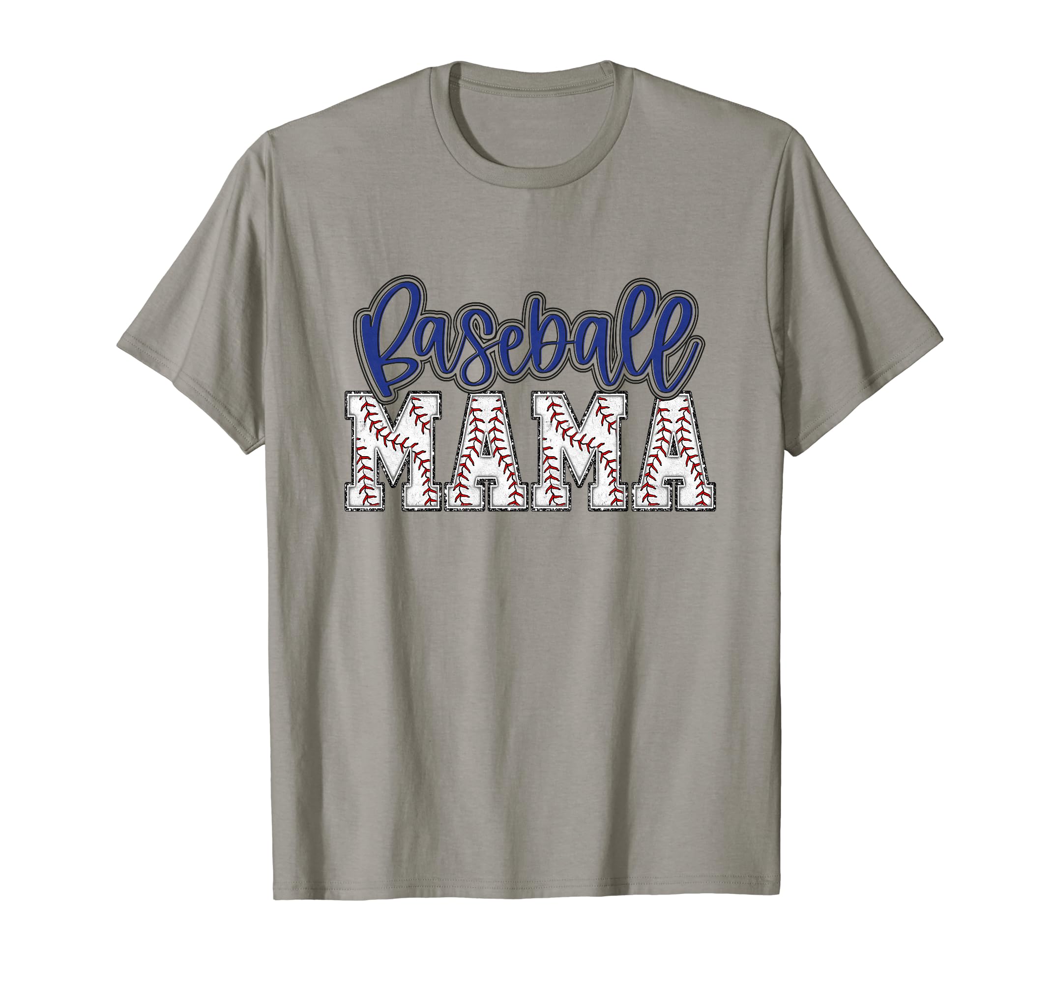 Baseball Mom Blue Baseball Mama T-Shirt - Casual Everyday Wear for Adults - T-Shirt, Sweatshirt, Hoodie