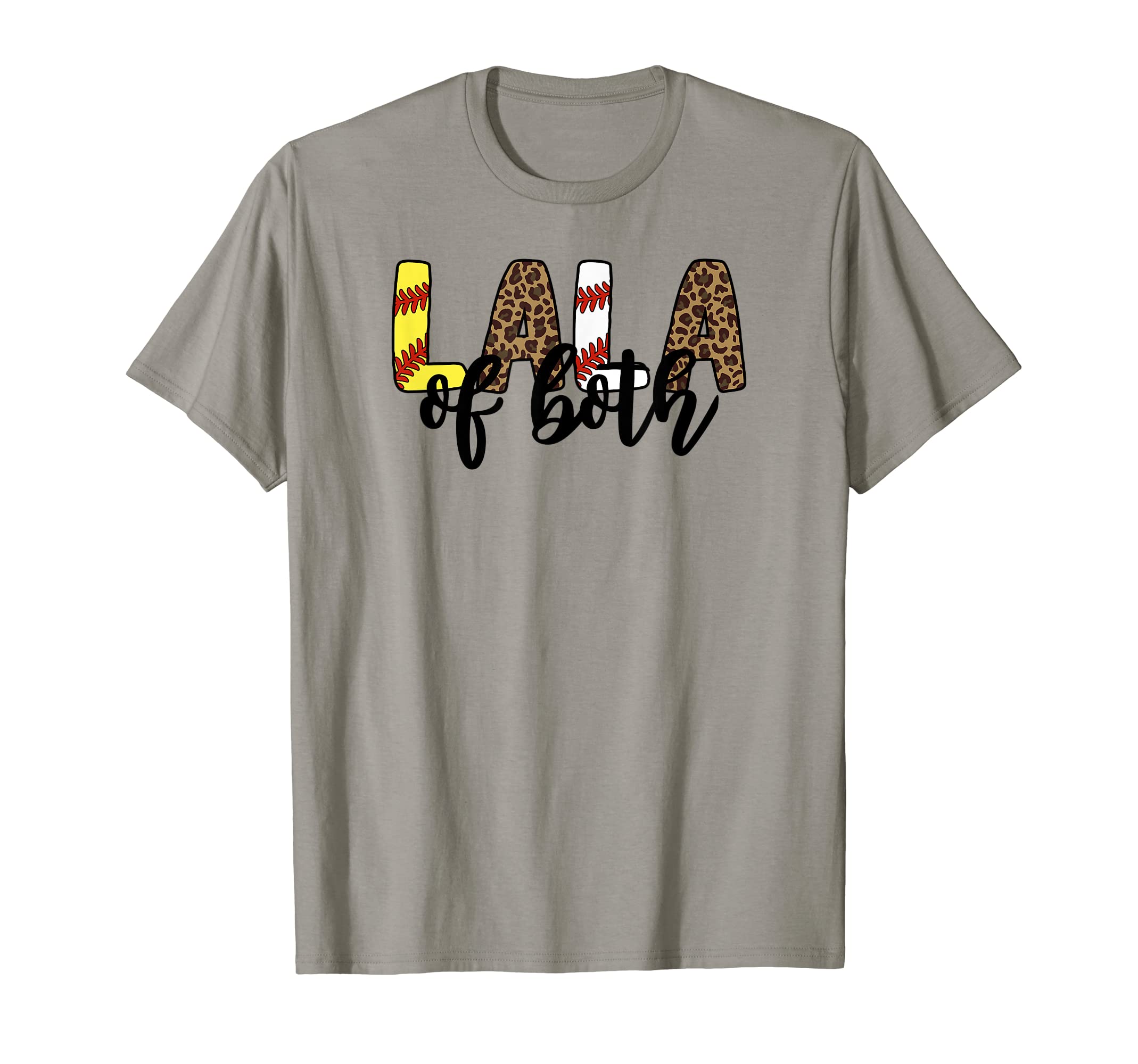 Leopard Lala Both Baseball Softball T-Shirt - Graphic Print for Adults - T-Shirt, Sweatshirt, Hoodie