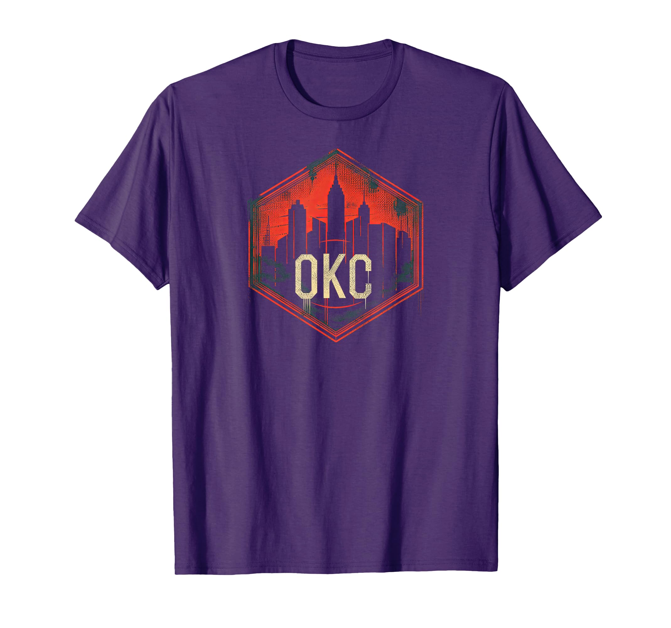 Okc Grit 90S Grunge Urbandecay Mens T-Shirt - Unique Graphic for Adults - T-Shirt, Sweatshirt, Hoodie