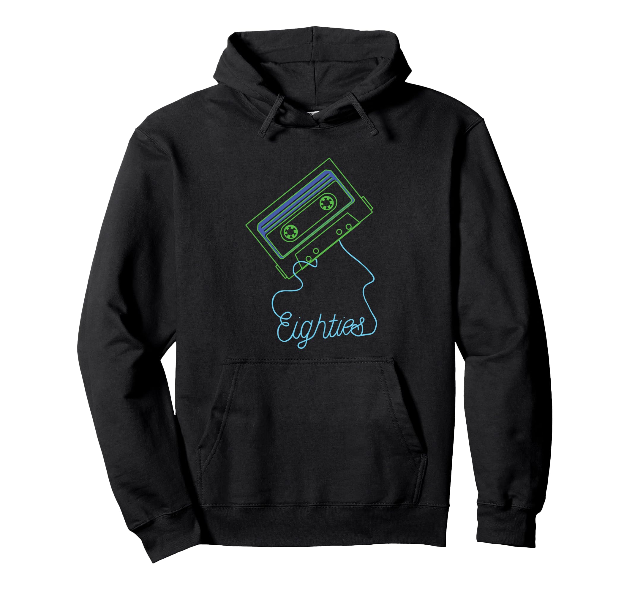 Eighties Cassette Tape Music Nostalgia Hoodie - Streetwear Style for Adults - T-Shirt, Sweatshirt, Hoodie