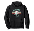Baseball Mom Fun Hoodie - Aesthetic Graphic Men Women - T-Shirt, Sweatshirt, Hoodie