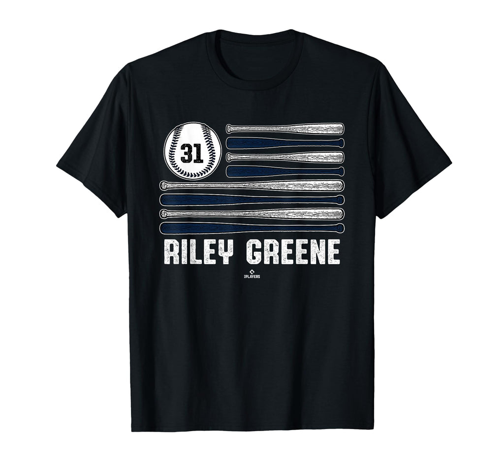 Baseball American Flag Riley Greene T-Shirt - Trendy Graphic Unisex - T-Shirt, Sweatshirt, Hoodie