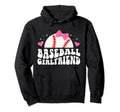 Baseball Girlfriend Groovy Girlfriend Hoodie - Graphic Print for Adults - T-Shirt, Sweatshirt, Hoodie