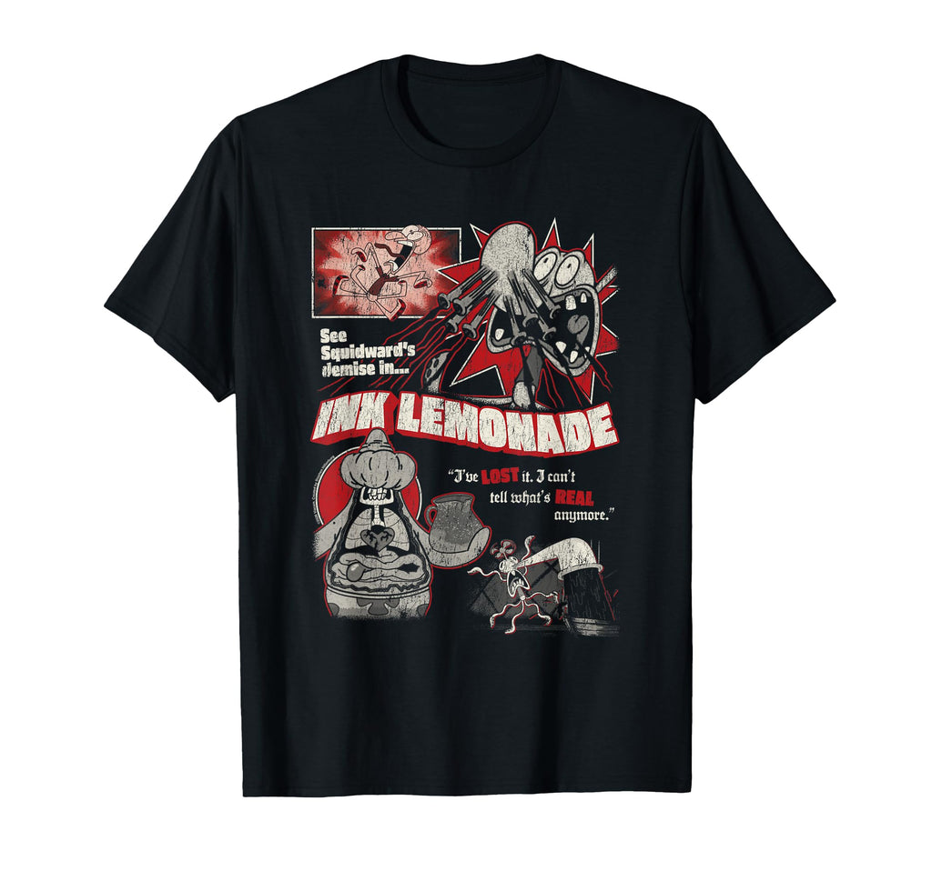 Spongebob Squidwards Ink Lemonade T-Shirt - Streetwear Style for Adults - T-Shirt, Sweatshirt, Hoodie