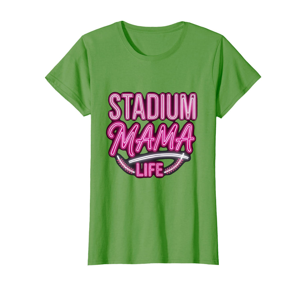 Stadium Mama Life Baseball Mom T-Shirt - Custom Art Print for Adults - T-Shirt, Sweatshirt, Hoodie