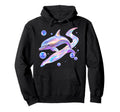 Frutiger Aero Y2K Chrome Dolphin Hoodie - Fun Novelty Design for Adults - T-Shirt, Sweatshirt, Hoodie